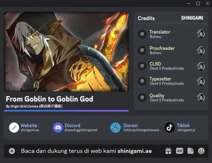 From Goblin to Goblin God Chapter 57 Bahasa Indonesia